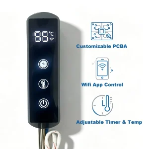 Temperature Controller OEM Smart Home Thermostat for Heated Towel Rack Warmer Hogar Inteligente Temperature Controller