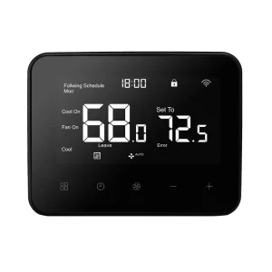 Temperature & Humidity 24V Heat Cool Electronic Programmable Tuya Wifi Room Thermostat for Heat Pump