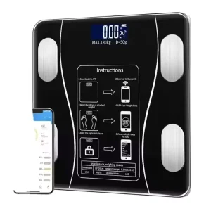 The Cheapest 180kg Smart bluetooth BMI Function Digital Body Fat Electronic Bathroom Scale