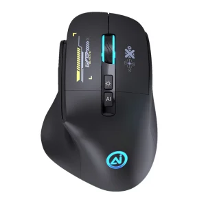 Three mode Optical USB AI Voice Mouse V20 for Translation Drawing Spreadsheet Work DeepSeek Technology Ergonomic Design