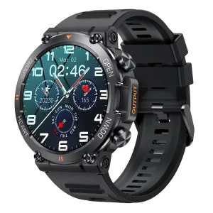 Three-proof Call Customizable Smart Watch Music Weather 1.39 Inch Heart Rate Blood Pressure Blood Oxygen Silicone Unisex