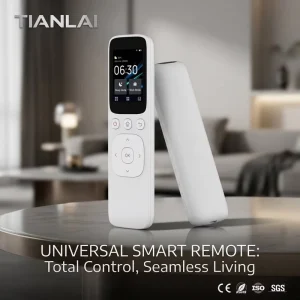 Tianlai Z01Modern Intelligent LCD Screen Smart Remote Control Tuya Zigbee WiFi Handheld Scene Switch for Home Automation Factory