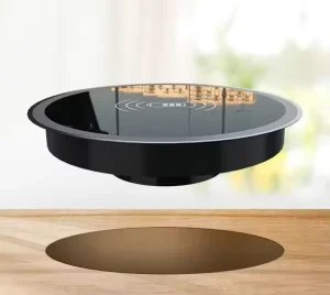 Top Selling 15W Embedded Desktop Wireless Charger Useful Round Wireless Charger