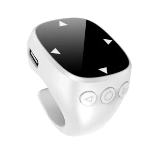Touch Ring Mini Selfie Remote Control Page Turner TikTok Multi-Function Wireless Smart Ring with Automatic Function BTJX13