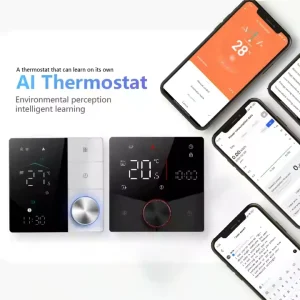 Touch Screen Smart Home Automation Control Energy Saving Programmable Heating Wifi Thermostat With CE