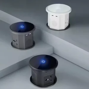 Touchmi New Design Tabletop Extension Electrical Plug Smart Life Power Electric Lifting Socket Pop up Socket Wireless