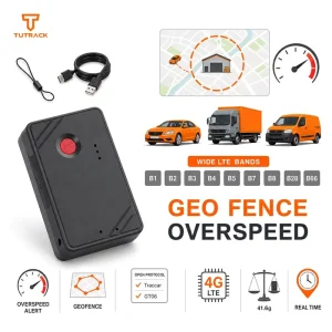 Traccar GT06 Protocol Geofence Overspeed Alert Wide LTE B1 B2 B3 B4 B5 B7 B8 B28 B66 Car Truck Asset Wireless GPS Tracker