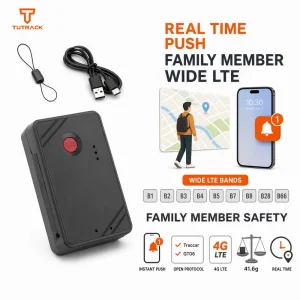 Traccar GT06 Protocol Real Time Push Alert Wide LTE B1 B2 B3 B4 B5 B7 B8 B28 B66 Family Member Tracker Wireless GPS Tracker