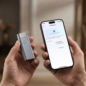 Training Business Voice Recorder with NFC, Translation, and AI Scribe