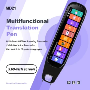 Translation Pen with Voice AI, Multi-Language Translation, Android OS, IPS Display, for Students