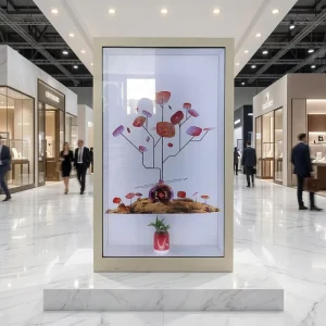 Transparent LCD 43 Inch Display Holographic Showcase 3D Effect Touch Screen Smart Digital Signage Advertising Led Display