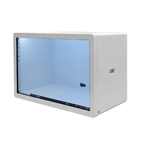 Transparent LCD 43 Inch Holographic Showcase 3D Effect Touch Screen Smart Digital Signage Advertising LED Display Floor