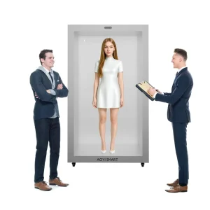 Transparent LCD Display 65 75 86 98 Inch Indoor Multi Point Touch Screen AI Virtual Digital Human Smart Display for Advertising