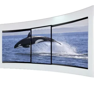 Transparent Smart Interactive Screen Customized AR Induction Touch (Sliding Rail Rotary Curved) Display