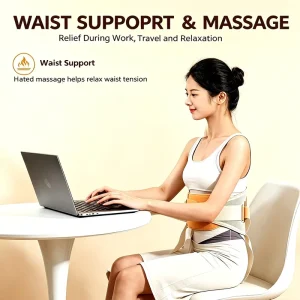 Trending Hot Products Smart Health Electric Heating Waist Massager with Vibration Stretch Lumbar Massager for Body Pain Relief