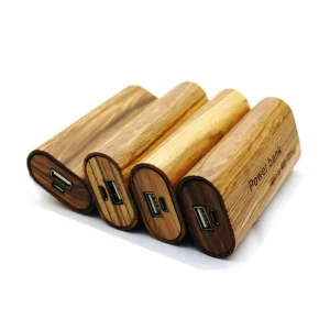 Trending New Product Powerbank 5000mah Wireless Charger Wood Wooden Bamboo USB Wireless Power Banks 10000mAh Wooden