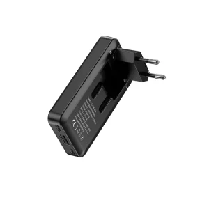Trending Product 65W GaN Ultra Slim Fast Charger Dual Type C Port PD Travel Wall Adapter EU Plug for Smart Devices