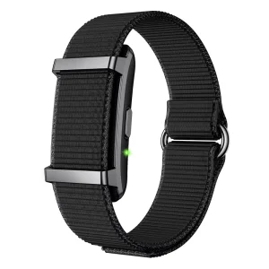 Trendy Alloy Smart Bracelet Health and Fitness Tracker No Subscription Fees Black