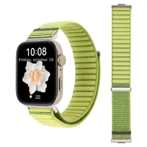 Trendybay Nylon Watch Strap With Premium Metal Connector Adjustable Fabric Loop Design for Huawei Watch Fit 3 Fit 4 Fit 4 Pro