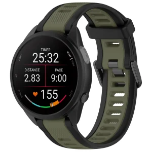 Trendybay Watch Strap Quick Release Pin Buckle 18 20 22MM Waterproof Sport Band Compatible for Garmin Forerunner 165 245 645