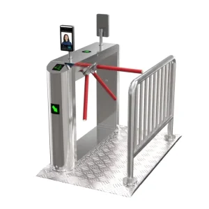 Tripod Turnstile Gate Smart Access Control System Anti Tailgating Fire Safety Linkage Three Arms Turnstile for Office Gym Metro