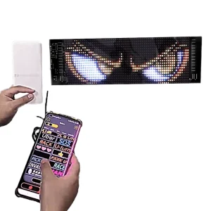 Truck LED Display 20*64 IP65 Flexible Smart Sticker Vehicle Rear Window Outdoor USB Decal Screen Multi-Brightness