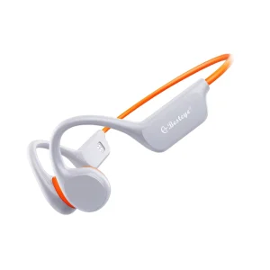 True Wireless for 5.3 Bone Conduction Headphone Sports C Shape IPX8 Waterproof Earbuds Long Play LED Battery