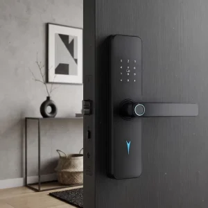 Ttlock Wifi Waterproof Electric Security Digital Aluminum Alloy Smart Door Handle Lock for Home