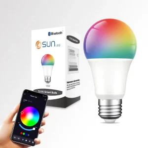 Tuya 10W E27 E26 B22 LED Smart Bulb, RGBCW Multicolor Bulb, Supports Smart Life App