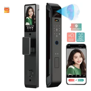 Tuya 3D Smart Lock Cat Eye Fingerprint Password Home Security System OEM/ODM Factory Customizable Steel Wifi Memory Card