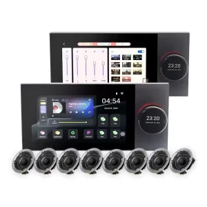 Tuya 7” Security Smart Home Kit with App Control Bar Design HD Touch Panel Wall Mounted Zigbee Support 6 Languages US