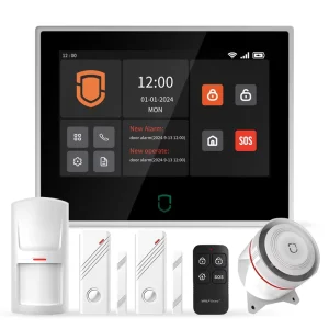 Tuya 7inch 4G GSM GPRS WIFI Smart Life Security Alarm Data Center Remote Power Monitoring Center System