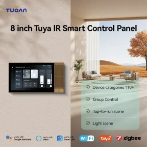 Tuya 8 Inch Smart Control Panel Alexa & Zigbee for Gateway for Room Smart Home Product