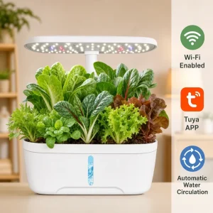 Tuya App 12 Pods Program Control Indoor Hydroponic Garden Mini Smart Garden Hydroponic LED Full spectrum