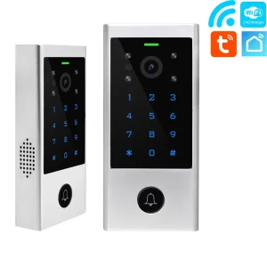 Tuya App Remotely Control Video Door Access Phone Smart WiFi Video Intercom Access Control System for Multi Apartment
