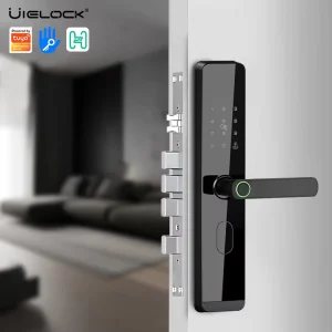 Tuya App TT Lock Security Wireless Electronic Keyless Lock Digital Password Smart Fingerprint Lock Wood Steel Cloud Grade C