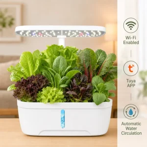 Tuya App12 Pods Program Control Indoor Hydroponic Garden Mini Smart Garden Hydroponic LED Full spectrum Smart Home Products