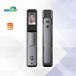 Tuya Automatic Biometric Lock Rfid IC Cardf Wifi APP Combination 3D Face Fingerprint Smart Door Lock with Camera