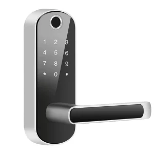 Tuya Cloud Smart Lock RF 086 for Wooden Door Single Latch Design Fingerprint Password Card Swipe Unlock Wi Fi for Enabled