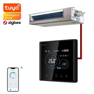 Tuya Duct Split Unit Thermostat for VRF VRV Support Alexa Google Voice Assistant