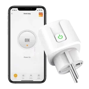 Tuya EU 220V 16A Voice Control Power Monitor Energy Monitoring EU Socket Smart Plug Wifi for Alexa Google Home