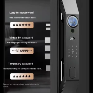 Tuya Facial Recognition Password Lock Remote Video Door Lock Installation Modification Smart Anti-Theft Fingerprint Smart Home