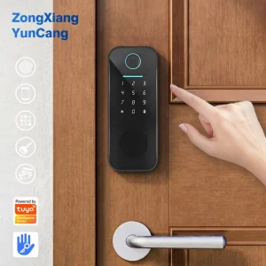 Tuya Fingerprint Keypad Smart Lock Memory Card Data Storage Easy Operation Digital Door Lock