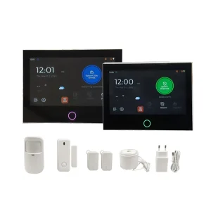 Tuya G70 7 Inch Smart Home Security Panel WIFI 4G Portable Intelligent Voice Alarm System Fire Door Smoke Detection 100 200m