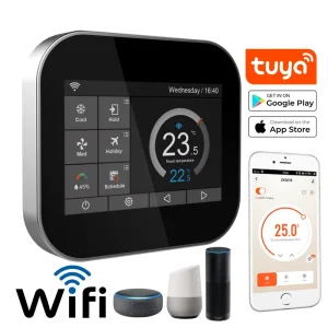 Tuya Google Home Amazo Alex Wifi Thermostat AC Control Smart Room Thermostat