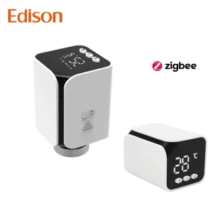 Tuya Home Automation Zigbee Wireless Digital Thermostatic Radiator Thermostat Valve for Floor Heating Systems and Parts