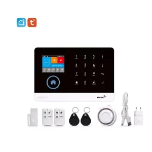 Tuya Home Security System APP Remote Control Gateway with Motion Detector Door windows Sensor Wireless Tuya Wifi Smart Alarm 2G