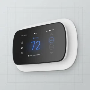 Tuya Matter Smart Thermostat WiFi 24VAC Energy Saving Thermostat for Hotel Home Room HVAC System Part Heating Cooling USA Market