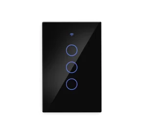 Tuya Matter WiFi Smart Light Switch Touch Wall Switch Compatible with Many APP for Smart Home 1 2 3 Gang