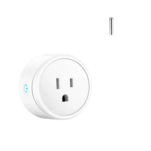 Tuya Smart 10A Power Socket Wi Fi Remote Control Via Tuya Smart Life App US Standard V0 Fireproof PC Alexa Google Compatible Bar